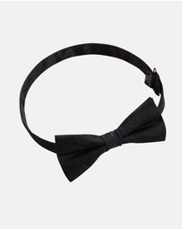 Jeff Banks - Plain Bow Tie & Pocket Square