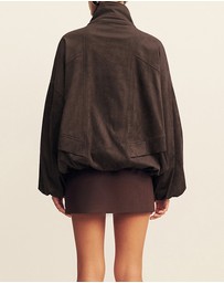 Shona Joy - Ernest Funnel Neck Bomber Jacket