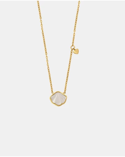 Zoe Olivia - Waterproof Mother of Pearl Shell Necklace