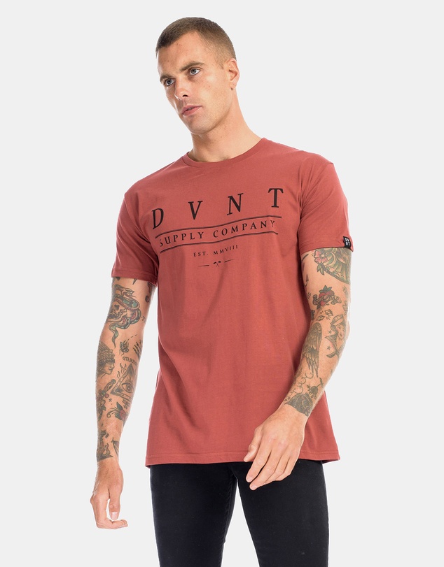 DVNT - Deluxe Tee - Rust