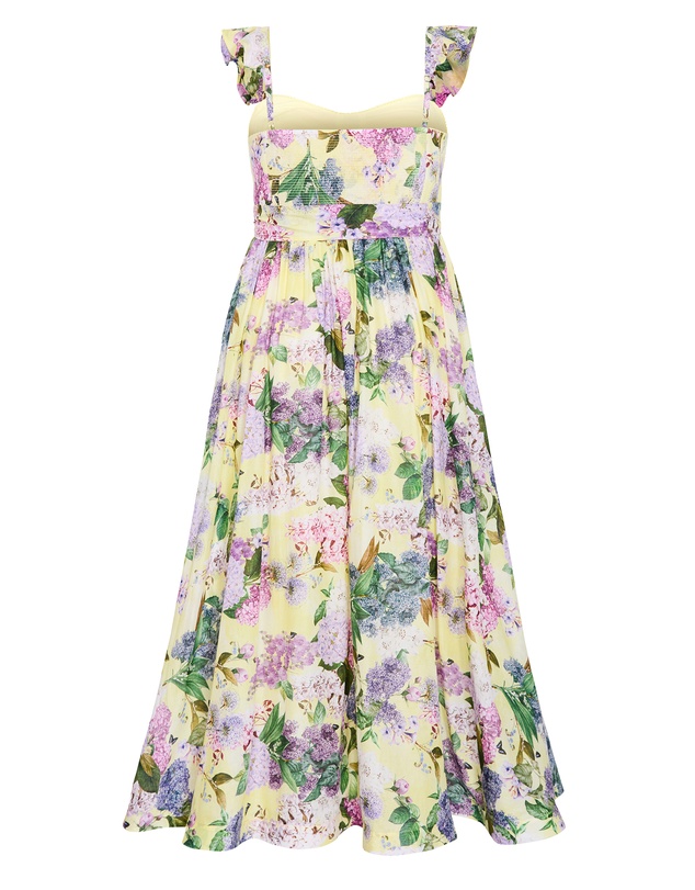City Chic - Annika Hydrangea Print Cotton Maxi Dress