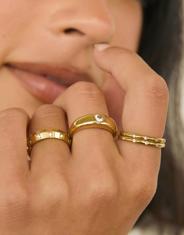 Arms Of Eve - Mi Amour Gold Ring - Stone