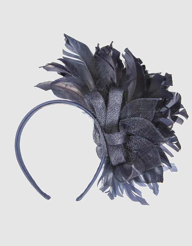 Max Alexander - Modern Navy Racing Fascinator