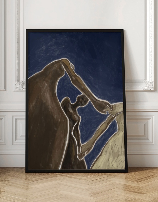 Olive et Oriel - KH Studio - With Embrace by Karla Hyman Art Print