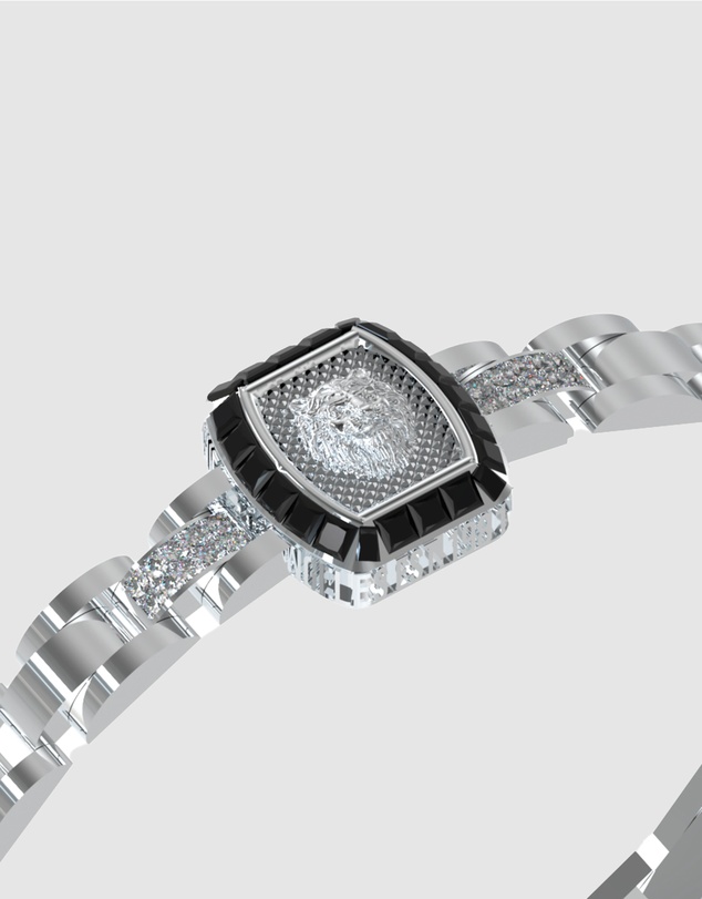 GUESS - 16mm Lion Crystal Bracelet
