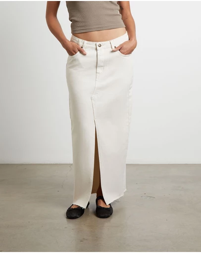Insight - Eva Maxi Denim Skirt