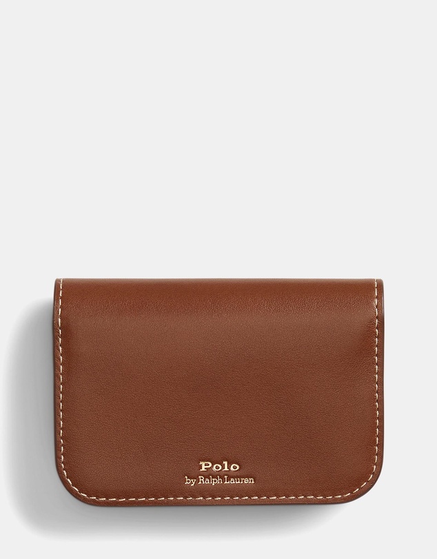 Polo Ralph Lauren - Polo ID Leather Fold-Over Card Case - The ICONIC Exclusive