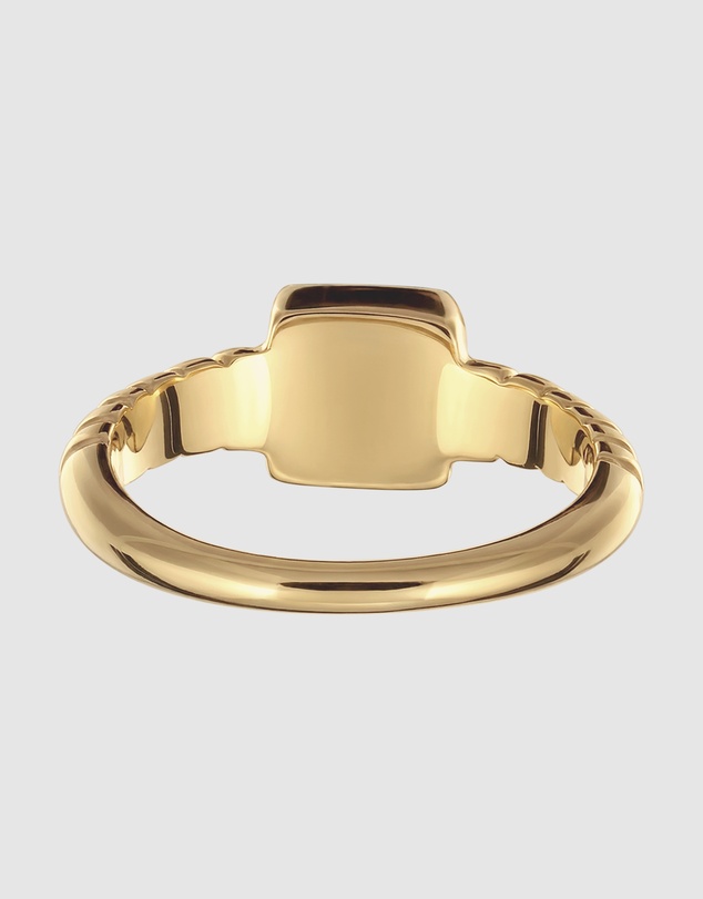Elli Jewelry - Crystal Cocktail Ring in Gold-Plated 925 Silver