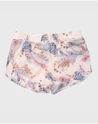 Aqua Blu Kids - Plumeria Lycra Boardshorts - Teens