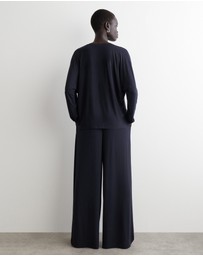 COS - Fluid Jersey Long-Sleeve Top