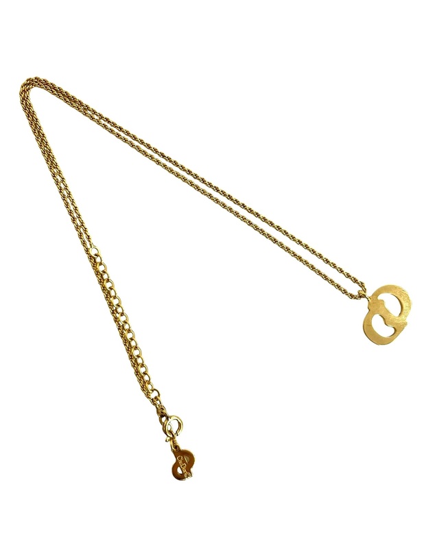 Pre-Loved by Azura Reborn - Pre-Loved Gold Plated CD Logo Pendant Necklace