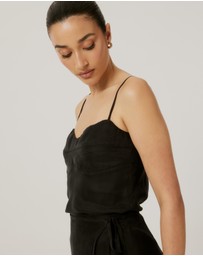 Calli - Jen Cupro Top