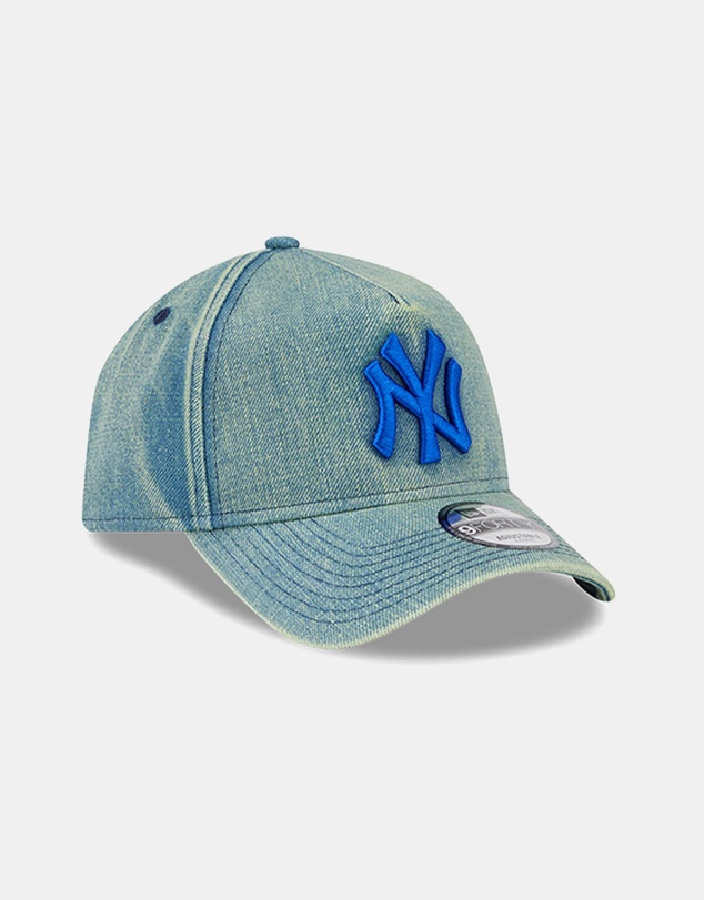 New Era - Green Acid Denim 9FORTY A-Frame New York Yankees
