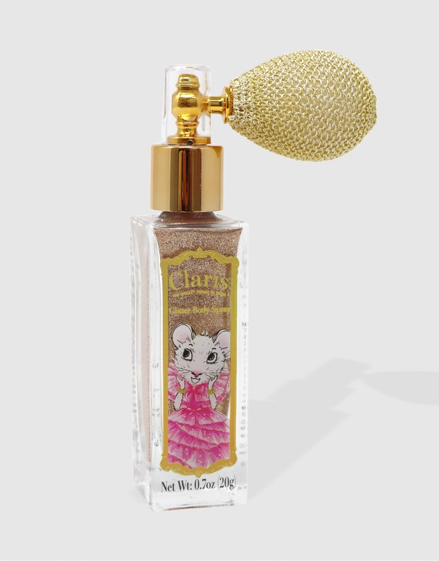 Claris The Chicest Mouse In Paris By Pink Poppy - Claris Glitter Body Spray Atomiser