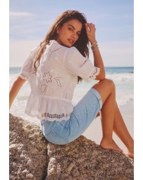 NEXT - Denim Knee Shorts