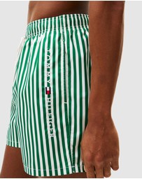Tommy Hilfiger - Medium Drawstring Print Swim Shorts