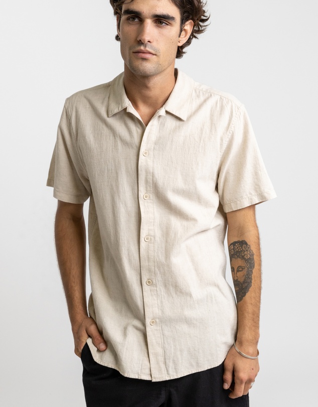 Rhythm - Classic Linen Blend SS Shirt