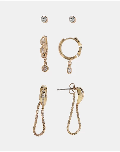 ALDO - Alalentar Multipack Gold Plated Earrings