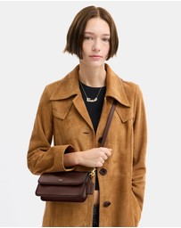 Coach - Refined Calf Leather Elora Top Handle Crossbody Bag