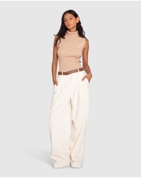 Belle & Bloom - Equation Sleeveless Turtleneck Knit