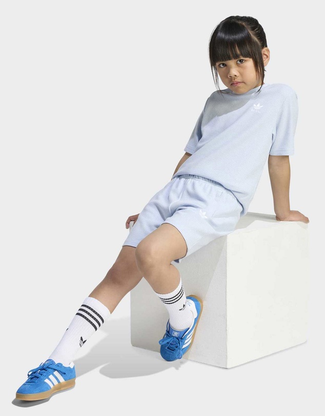 adidas Originals - Loose Waffle Short T-Shirt Set - Kids