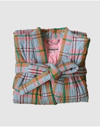Mosey Me - Confetti Plaid Quilted Robe