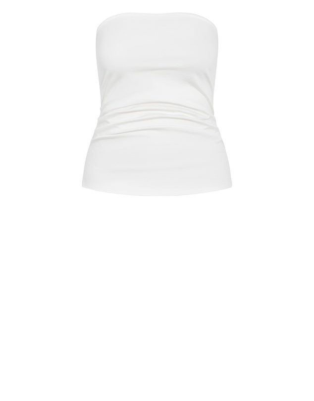 City Chic - Plus size Halo Tube Top - ivory