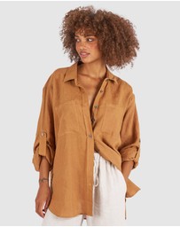 CAMIXA - Luna Oversize Linen Shirt