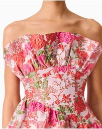 Elliatt - Floralie Strapless Gown