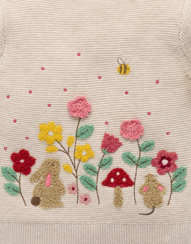 Purebaby - Woodland Jumper -Kids-Babies