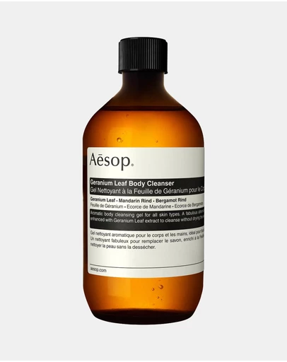 Aesop - Geranium Leaf Body Cleanser 500mL with Screw Cap