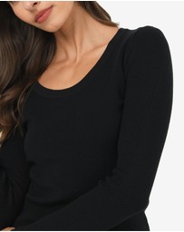 Forcast - Samira Scoop Neck Knit