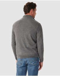 R.M.Williams - Ernest 1/4 Zip Merino Knit