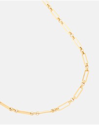 Lovisa - Waterproof Gold Plated Stainless Steel Open Oval Link Necklace