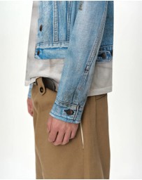 Andersson Bell - Denim Jacketed Trompe-LOeil L/S T-Shirt - Unisex