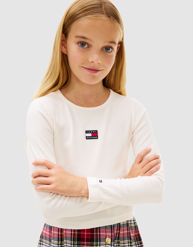 Tommy Hilfiger - Heritage Extra Slim LS T-Shirt - Kids
