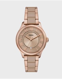 Fossil - Gilmore Rose Gold Analogue Watch