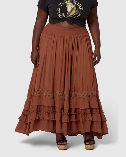 The Poetic Gypsy - Frontier Maxi Skirt