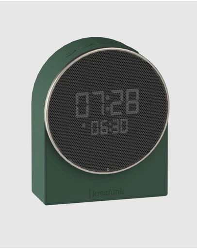 Kreafunk - Kreafunk Ivy Alarm Clock W/ Bluetooth Speaker - Nordic Green