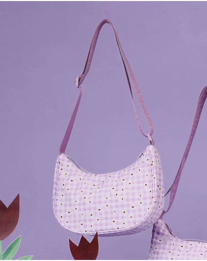 The Somewhere Co - Daisy Fields Small Crescent Bag