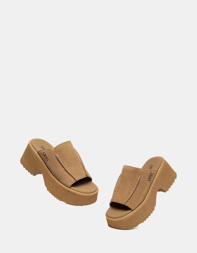EVERAU - Australian Shepherd Ugg Haive Cow Suede Upper Loafer Oxfords Flats
