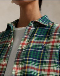 Polo Ralph Lauren - Relaxed Fit Plaid Cotton Twill Shirt - ICONIC EXCLUSIVE