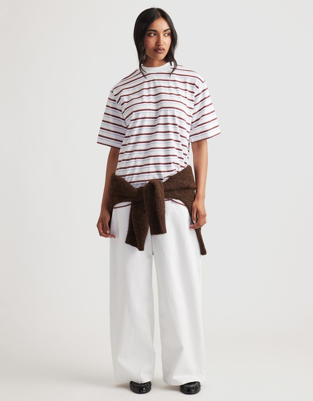 Decjuba - Isabella Oversized Stripe Tee