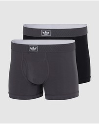 adidas Originals - 2 Pack Comfort Cotton Rib Trunk Underwear