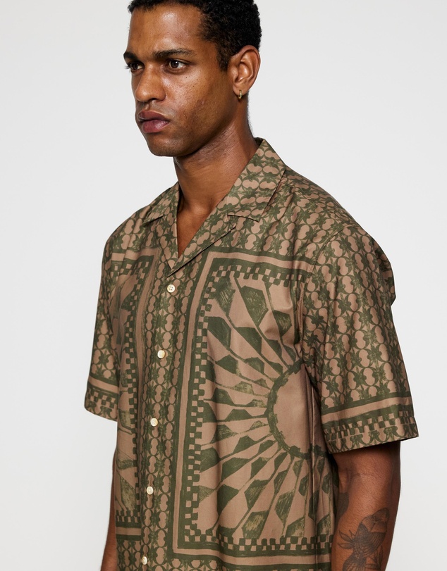 Scotch & Soda - Relaxed Fit Placed AOP Shirt