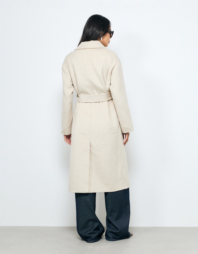 AERE - Chloe Double Faced Wool Blend Coat