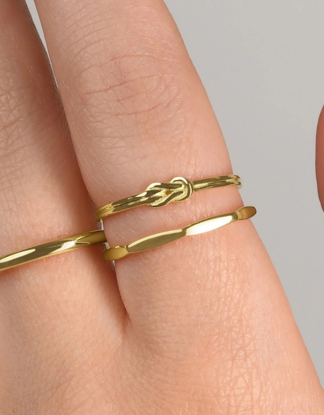 Von Treskow - 9ct Gold Octa Ring