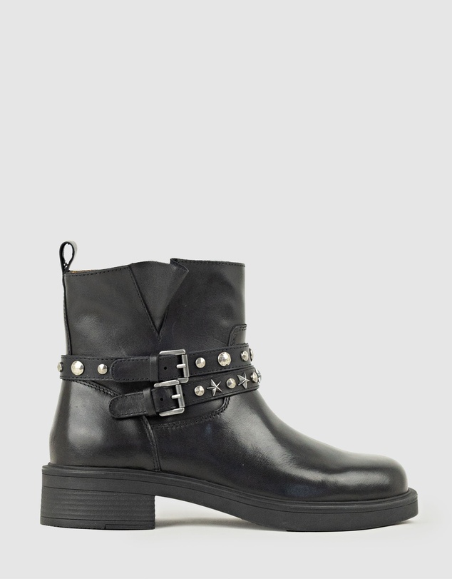 Edward Meller - WAVERLY Ankle Boot with Studded Straps