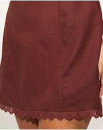 Dazie - Weekend Wine Mini Dress