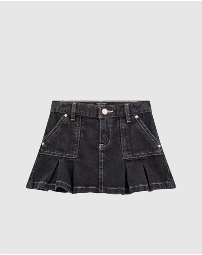 GUESS - Pleated Denim Skirt